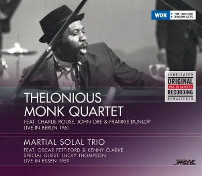 Thelonious Monk Quartet - Live In Berlin 1961 / Live In Essen 1959 [Clear Vinyl] Vinyl Record Album Cover