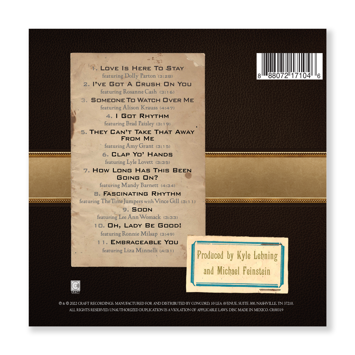 Gershwin Country Music CD