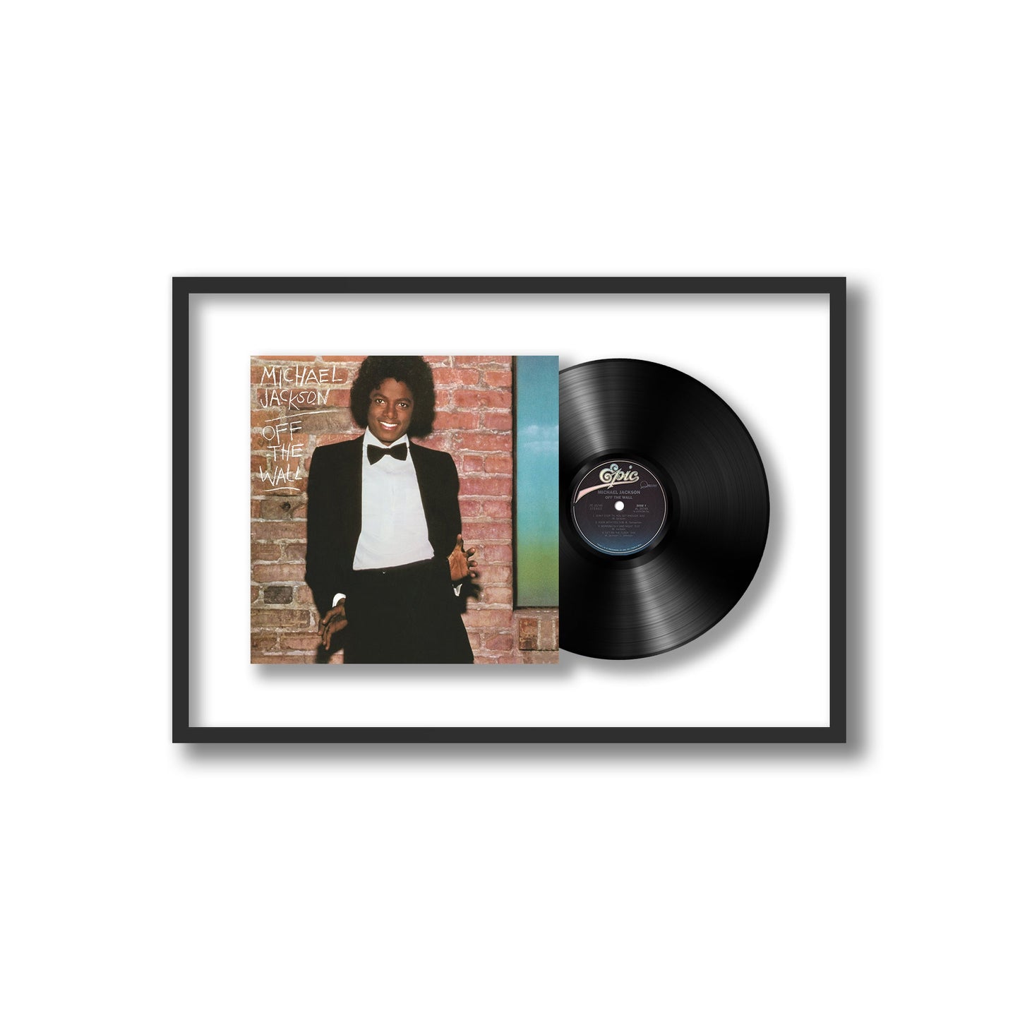 Michael Jackson Off the Wall Framed Vinyl Record