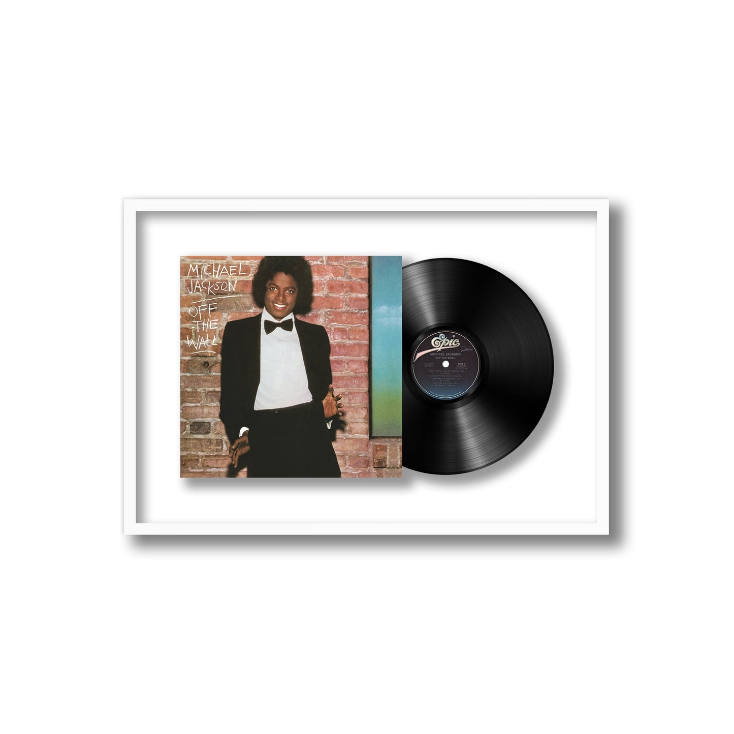 Michael Jackson Off the Wall Framed Vinyl Record