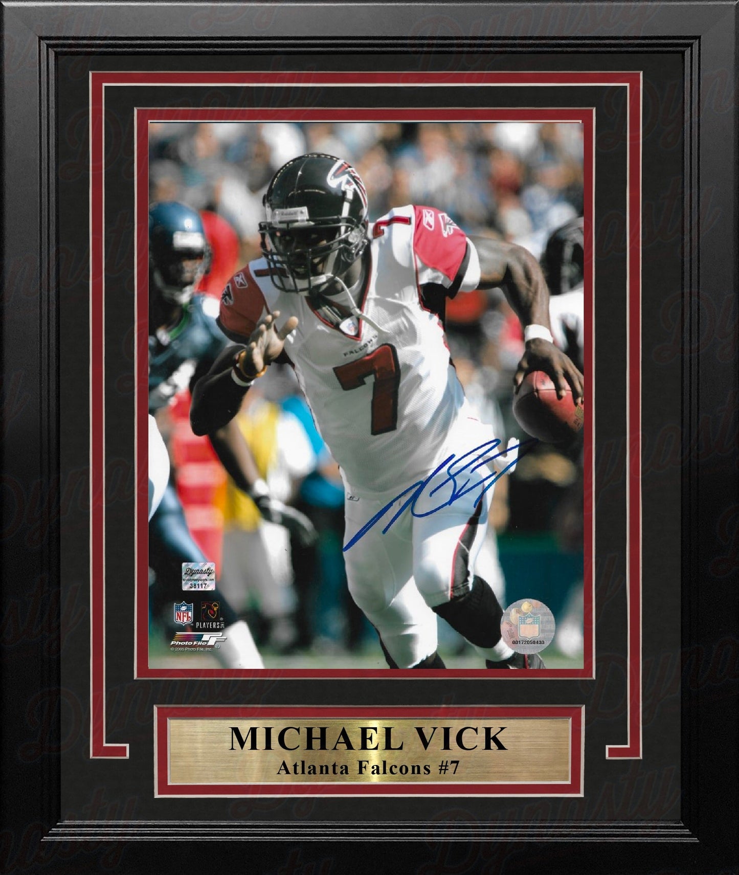 Michael Vick Under Center Atlanta Falcons Autographed 8" x 10" Framed Football Photo