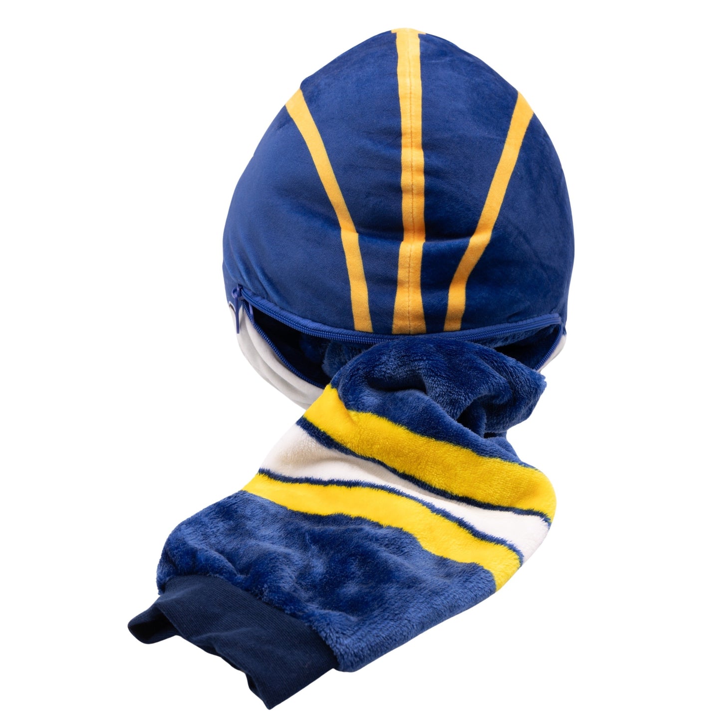 University of Michigan Helmet Snugible 2-in-1 Blanket Hoodie & Pillow