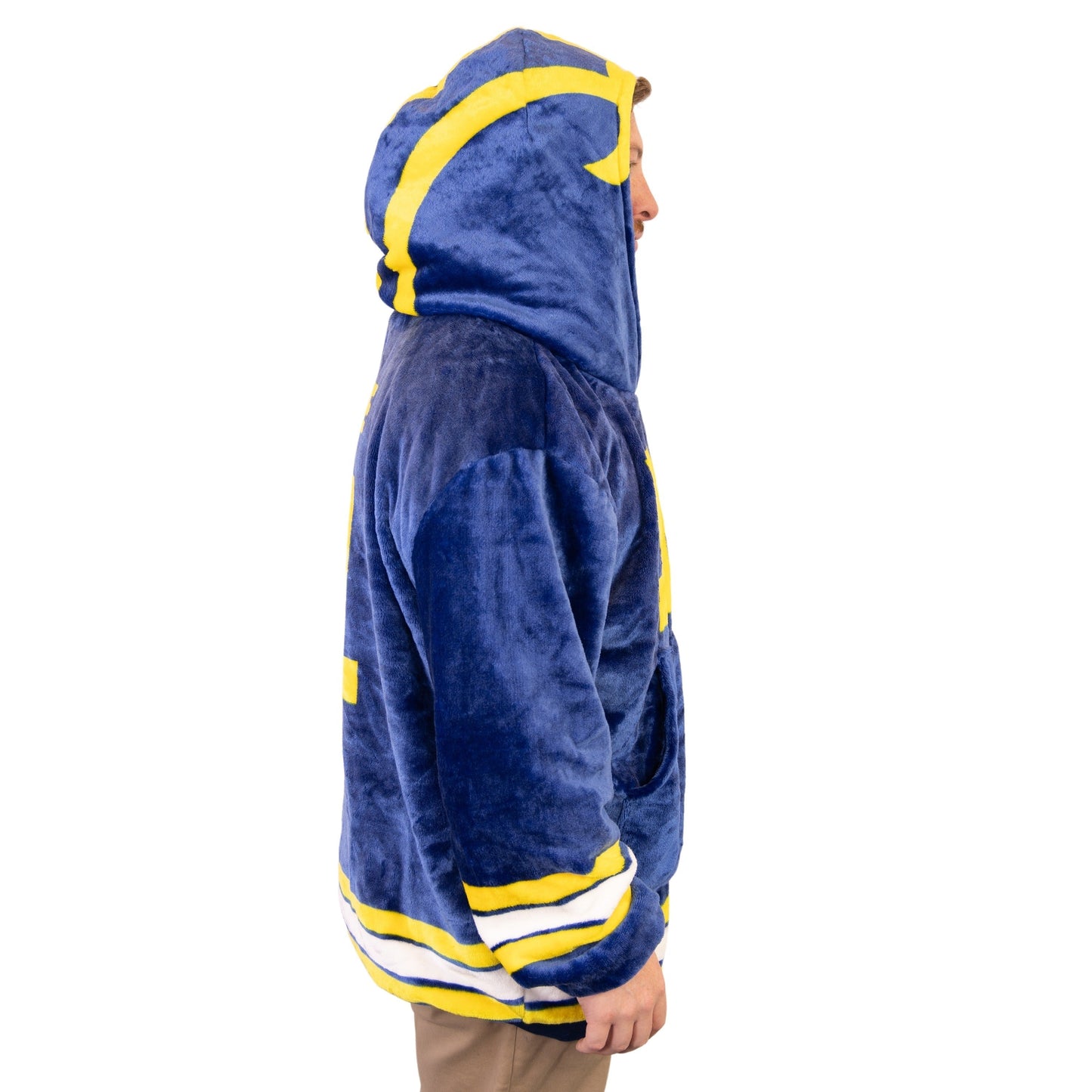 University of Michigan Helmet Snugible 2-in-1 Blanket Hoodie & Pillow