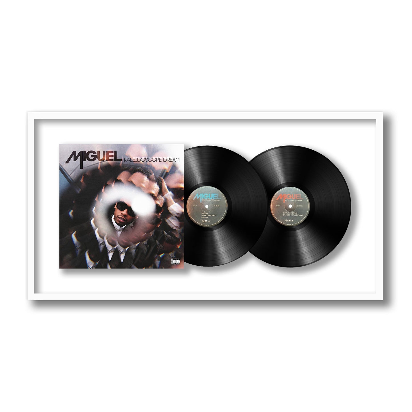 Miguel Kaleidescope Dream Framed Vinyl Record