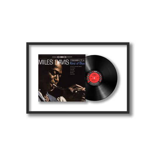 Miles Davis Kind of Blue Framed Vinyl Record