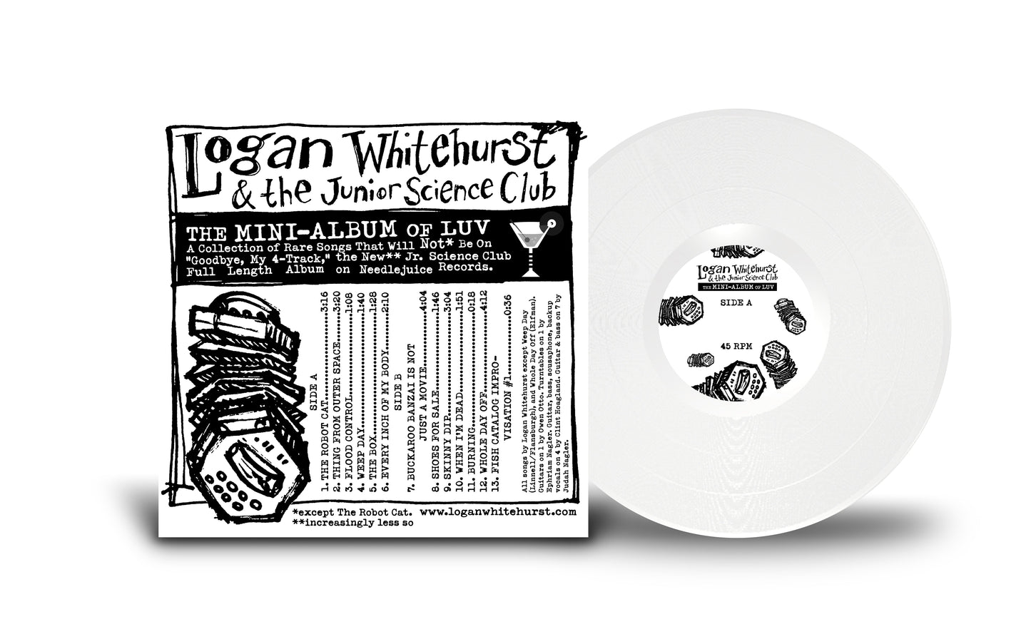 The Mini-Album of Luv - White LP - Needlejuice Records - Vinyl Record