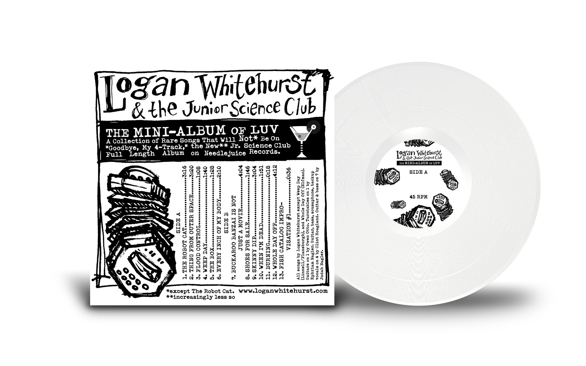 The Mini-Album of Luv - White LP - Needlejuice Records - Vinyl Record