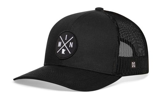 Minnesota HAKA Trucker Hat Black MIN Snapback