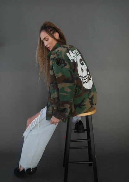 Misfits Authentic Vintage Womens Camo Jacket