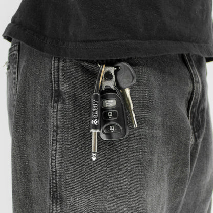 Misfits Logo Guitar Plug Keychain