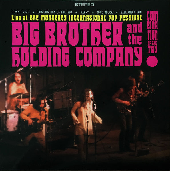 Big Brother & The Holding Company (featuring Janis Joplin) - Combination of the Two: Live at the Monterey International Pop Festval [RSD Black Friday 2021] Vinyl Record Album Cover
