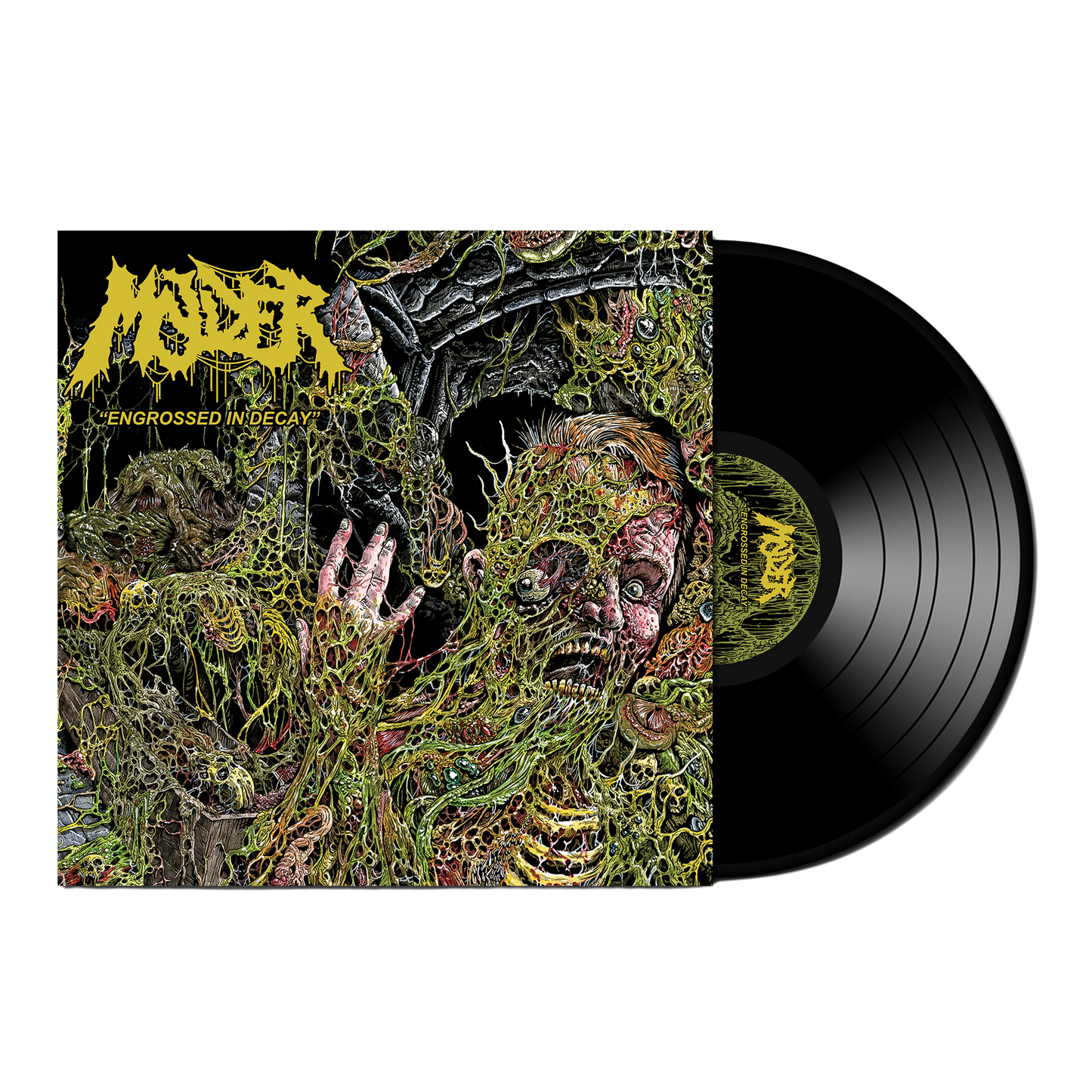 Molder - Engrossed In Decay - Black Vinyl Record