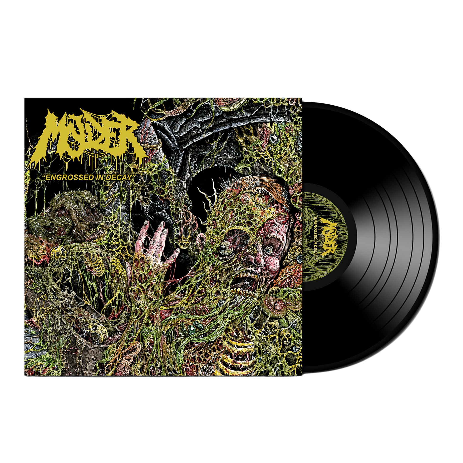 Molder - Engrossed In Decay - Black Vinyl Record