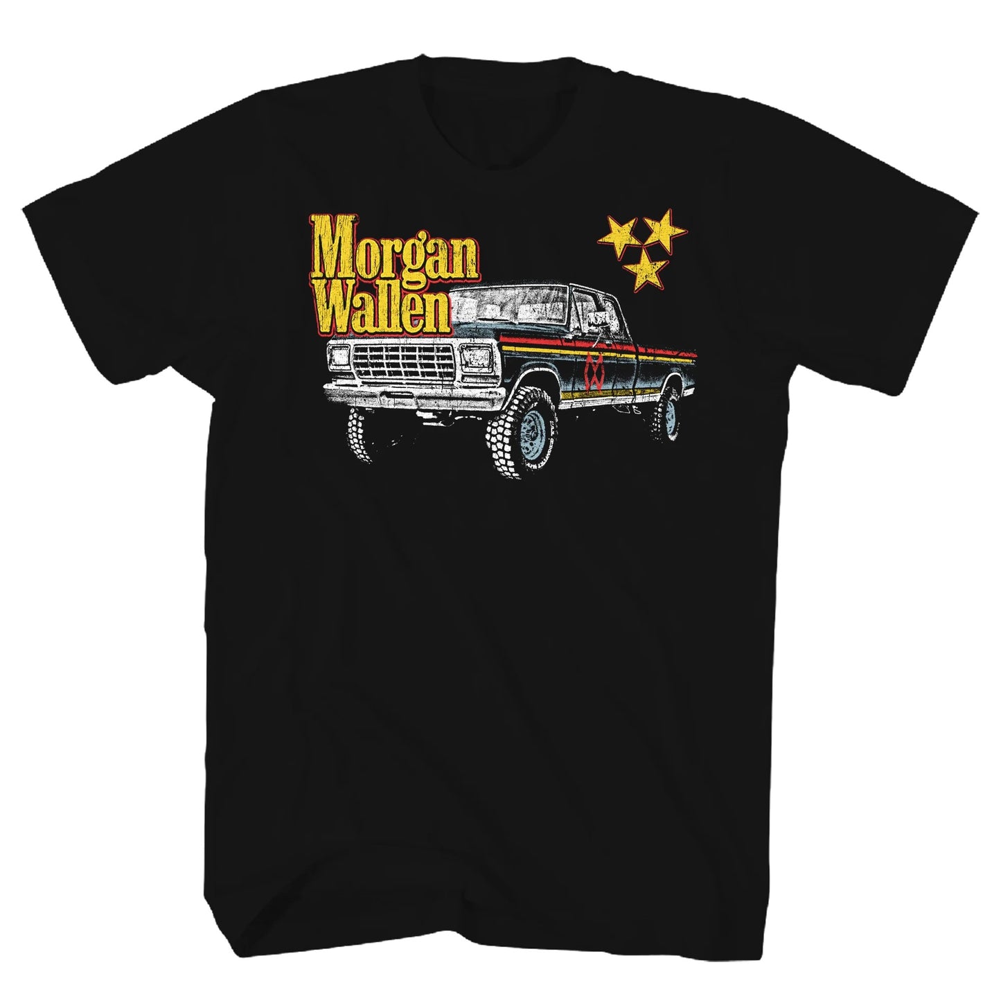 Morgan Wallen Truck Mens T Shirt Black