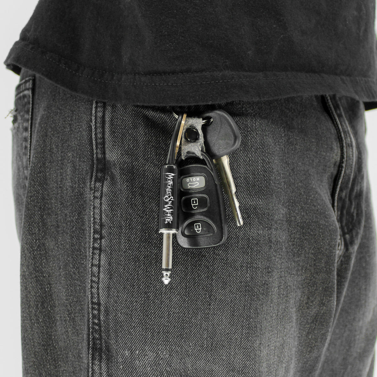 Motionless in White Logo Guitar Plug Keychain
