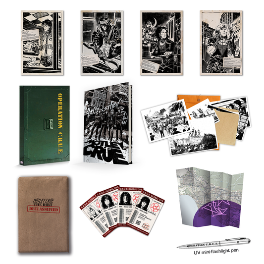 Mötley Crüe The Dirt Declassified - Platinum Bundle Book