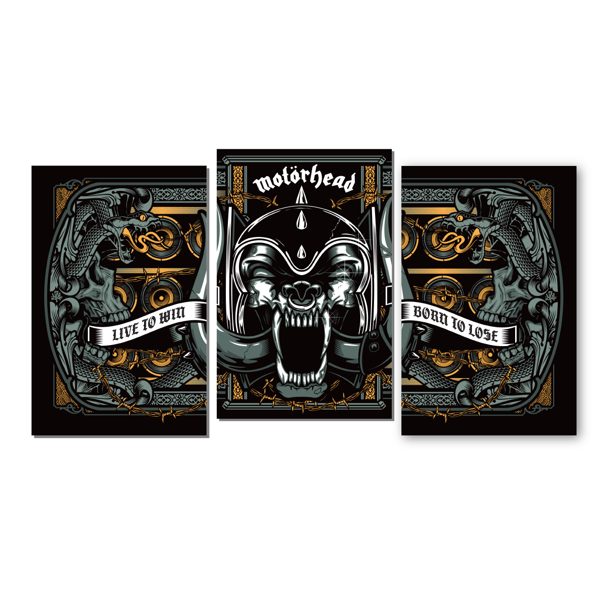 No Remorse The Illustrated True Stories Of Lemmy Kilmister And Motörhead - Deluxe + Vinyl Record 2-Lp Edition