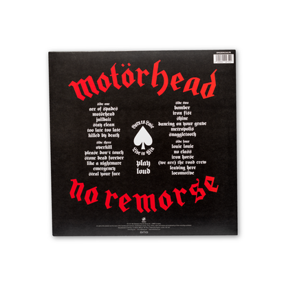 Motörhead No Remorse Limited Edition White Vinyl Record 2-LP