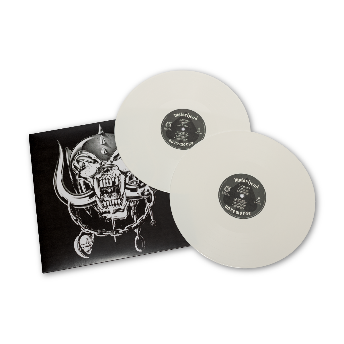 Motörhead No Remorse Limited Edition White Vinyl Record 2-LP