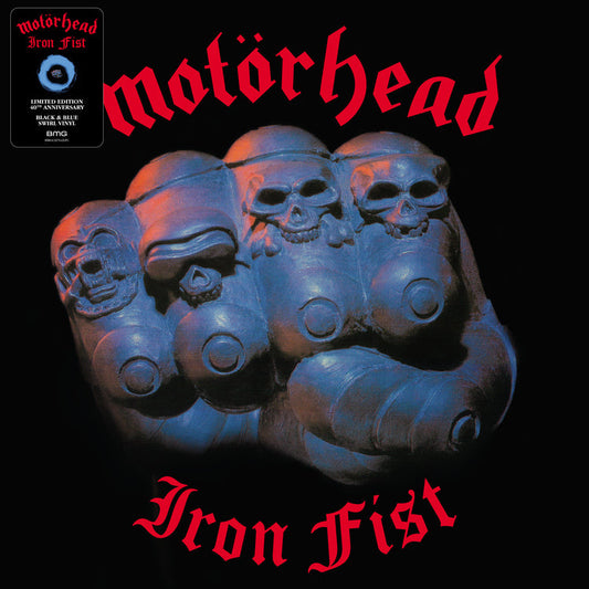 Motörhead - Iron Fist (Black & Blue Swirl Vinyl) Vinyl Record