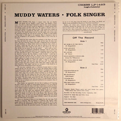 Muddy Waters – Folk Singer (LP Vinyl) Vinyl Record