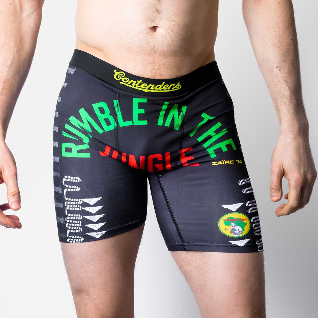 Muhammad Ali Rumble Mens Brief Shorts Black
