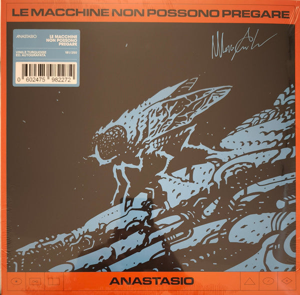 Anastasio - Le Macchine Non Possono Pregare - Orange Colored Vinyl [LP] Vinyl Record Album Cover