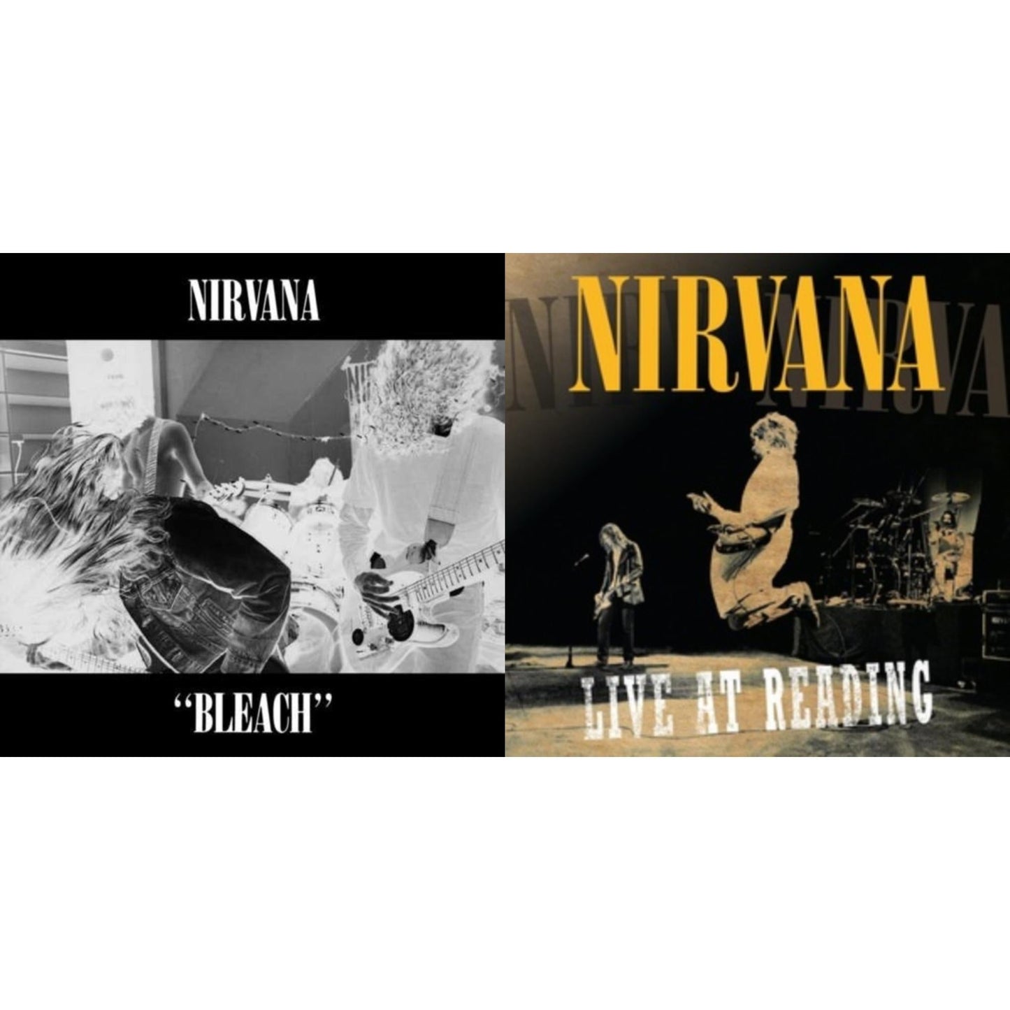 Nirvana - Bleach & Live At Reading - LP Vinyl Bundle
