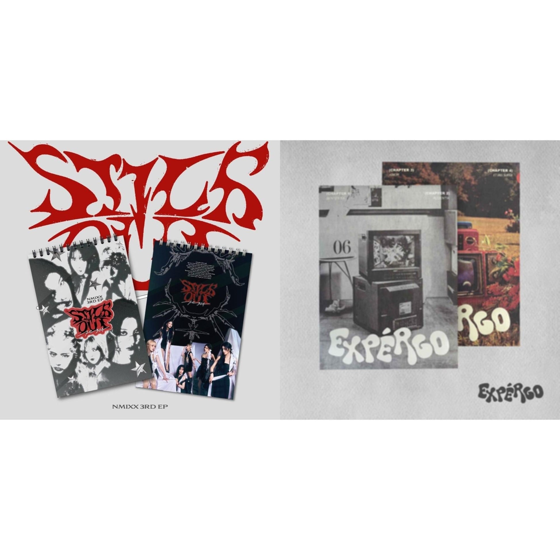 Nmixx - Fe3o4: Stick Out (Nephelomancy Ver.) & Expergo - CD Bundle