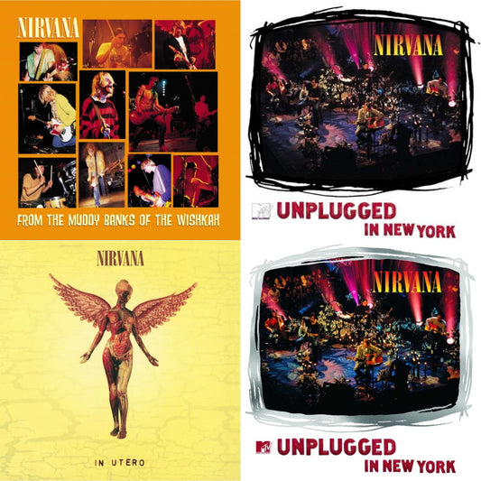 Nirvana - Mtv Unplugged In New York (2 LP) & In Utero (180G/33-1/3 RPM) & Unplugged In N.Y. & From The Muddy Banks Of The Wishkah