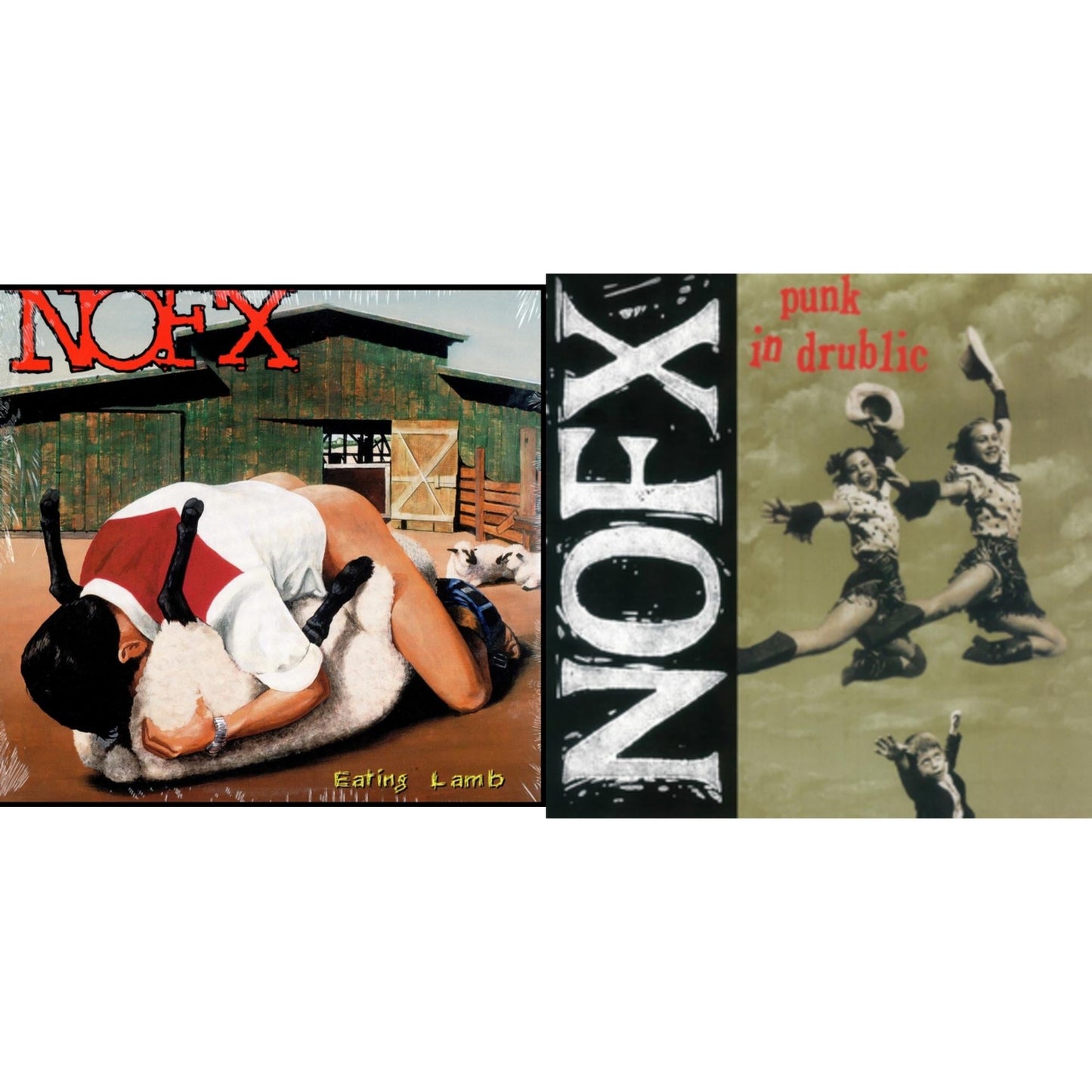 Nofx - Heavy Petting Zoo & Punk In Drublic (20Th Anniversary Reissue/Dl Card) - LP Vinyl Bundle
