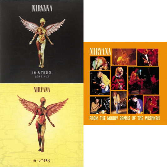 Nirvana - In Utero: 2013 Mix (2LP) & In Utero (180G/33-1/3 RPM) & From The Muddy Banks Of The Wishkah