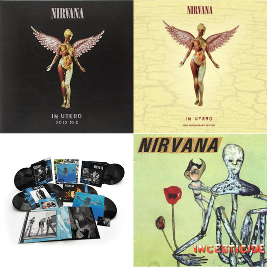 Nirvana - Nevermind (30Th Anniversary/Super Deluxe/8LP/7Inch) & Incesticide (20Th Anniversary 45RPM Edition) & In Utero & In Utero: 2013 Mix (2LP)
