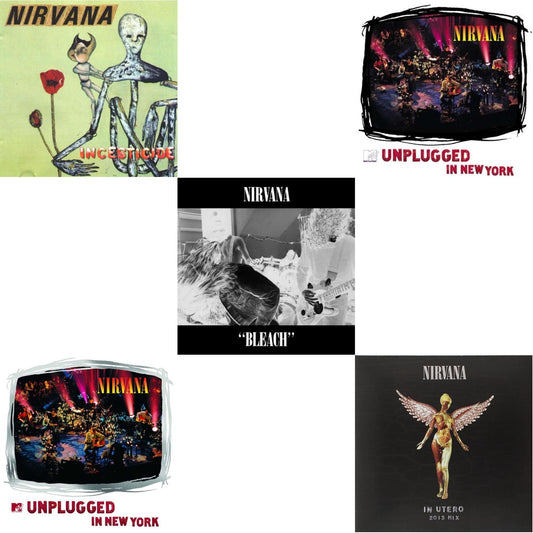 Nirvana - Bleach & Incesticide (20Th Anniversary 45RPM Edition) & In Utero: 2013 Mix (2LP) & Mtv Unplugged In New York (2 LP) & Unplugged In N.Y.