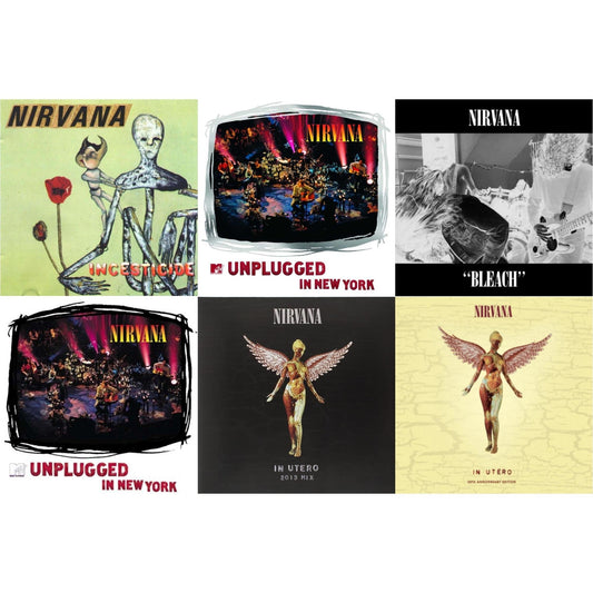 Nirvana - Bleach & Incesticide (20Th Anniversary 45RPM Edition) & In Utero & In Utero: 2013 Mix (2LP) & Mtv Unplugged In New York (2 LP) & Unplugged In N.Y.