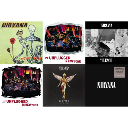 Nirvana - Bleach & Incesticide (20Th Anniversary 45RPM Edition) & In Utero: 2013 Mix (2LP) & Nirvana (150G/Dl Code) & Mtv Unplugged In New York (2 LP) & Unplugged In N.Y.