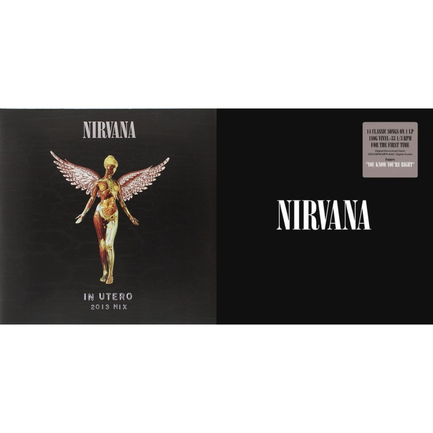 Nirvana - In Utero: 2013 Mix (2LP) & Nirvana (150G/Dl Code)