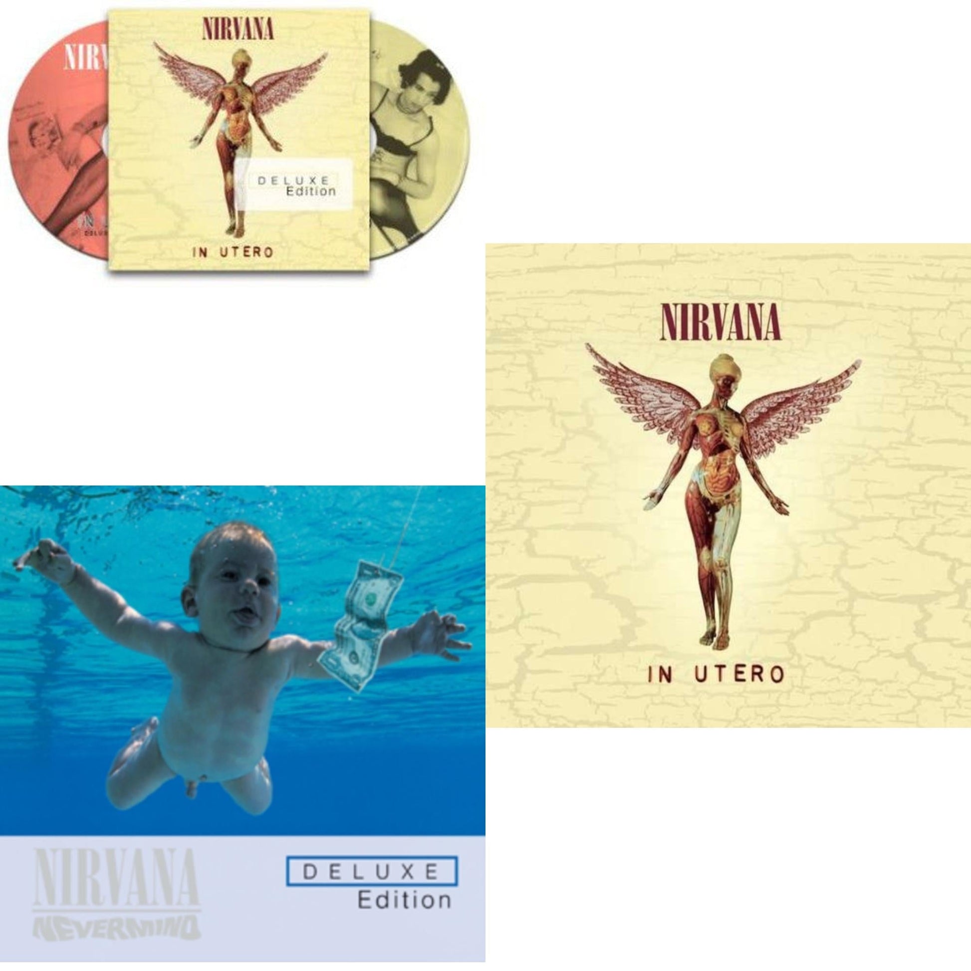 Nirvana - In Utero & Nevermind & In Utero - CD Bundle