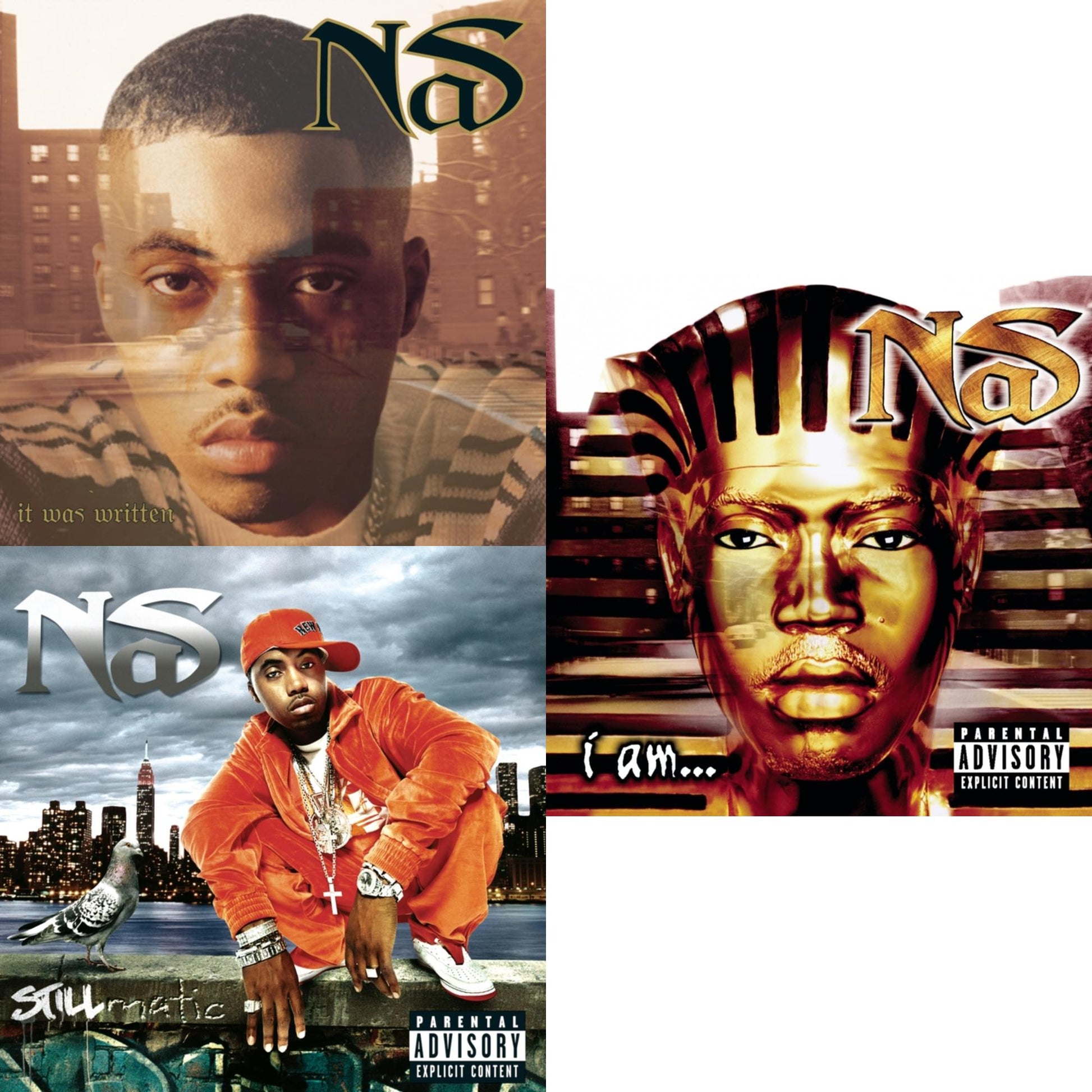 Nas - Stillmatic & I Am & It Was Written - CD Bundle