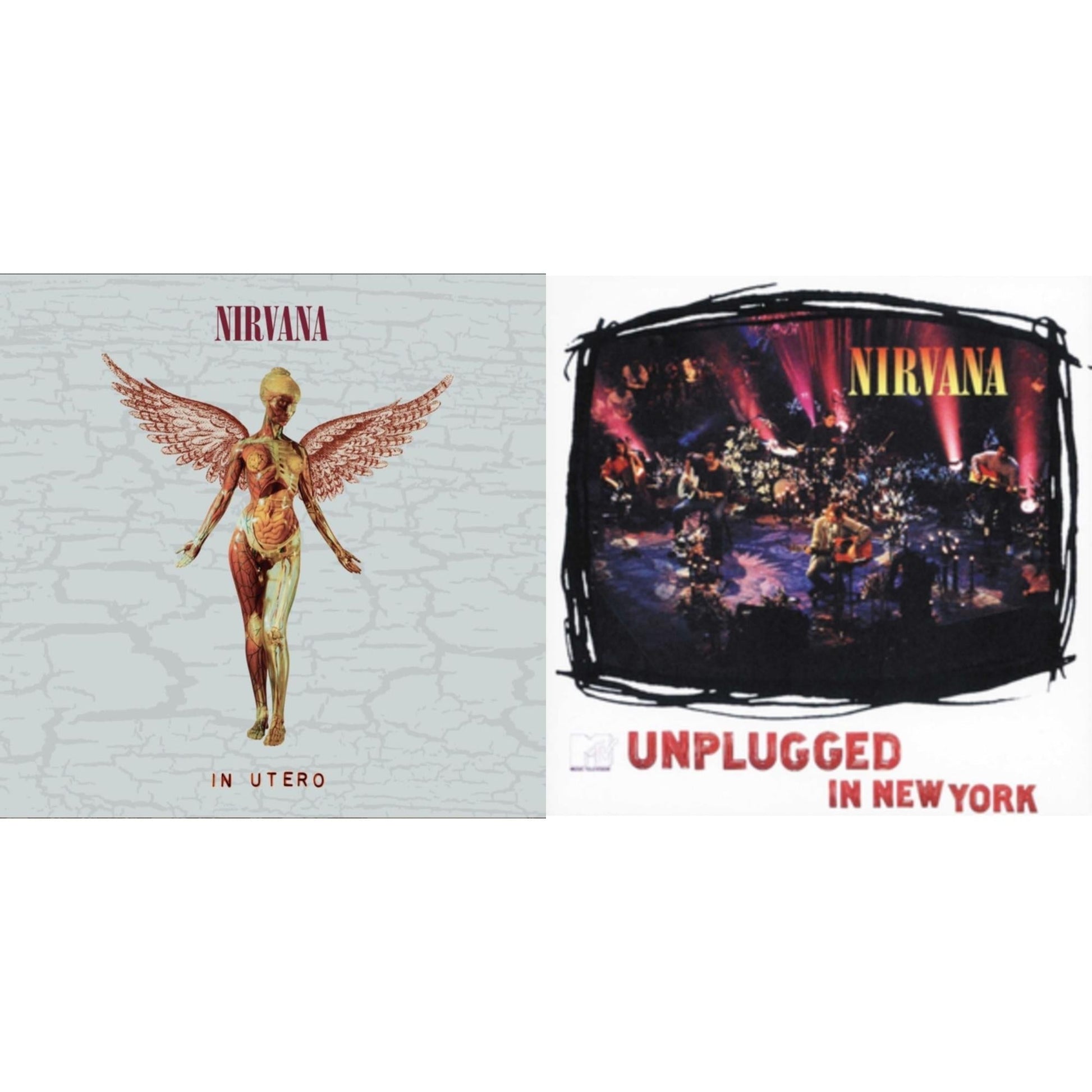 Nirvana - In Utero (30Th Anniversary) (2CD) & Unplugged In N.Y.