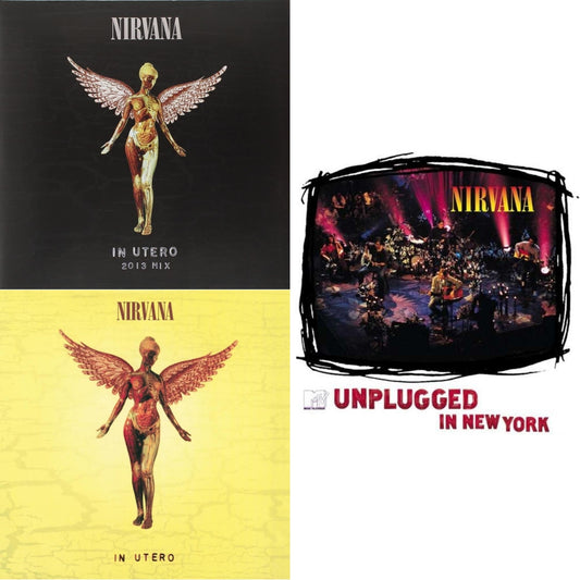 Nirvana - In Utero: 2013 Mix (2LP) & In Utero (180G/33-1/3 RPM) & Unplugged In N.Y.