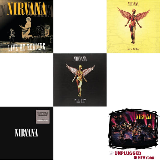 Nirvana - Live At Reading & In Utero: 2013 Mix (2LP) & Nirvana (150G/Dl Code) & In Utero (180G/33-1/3 RPM) & Unplugged In N.Y.
