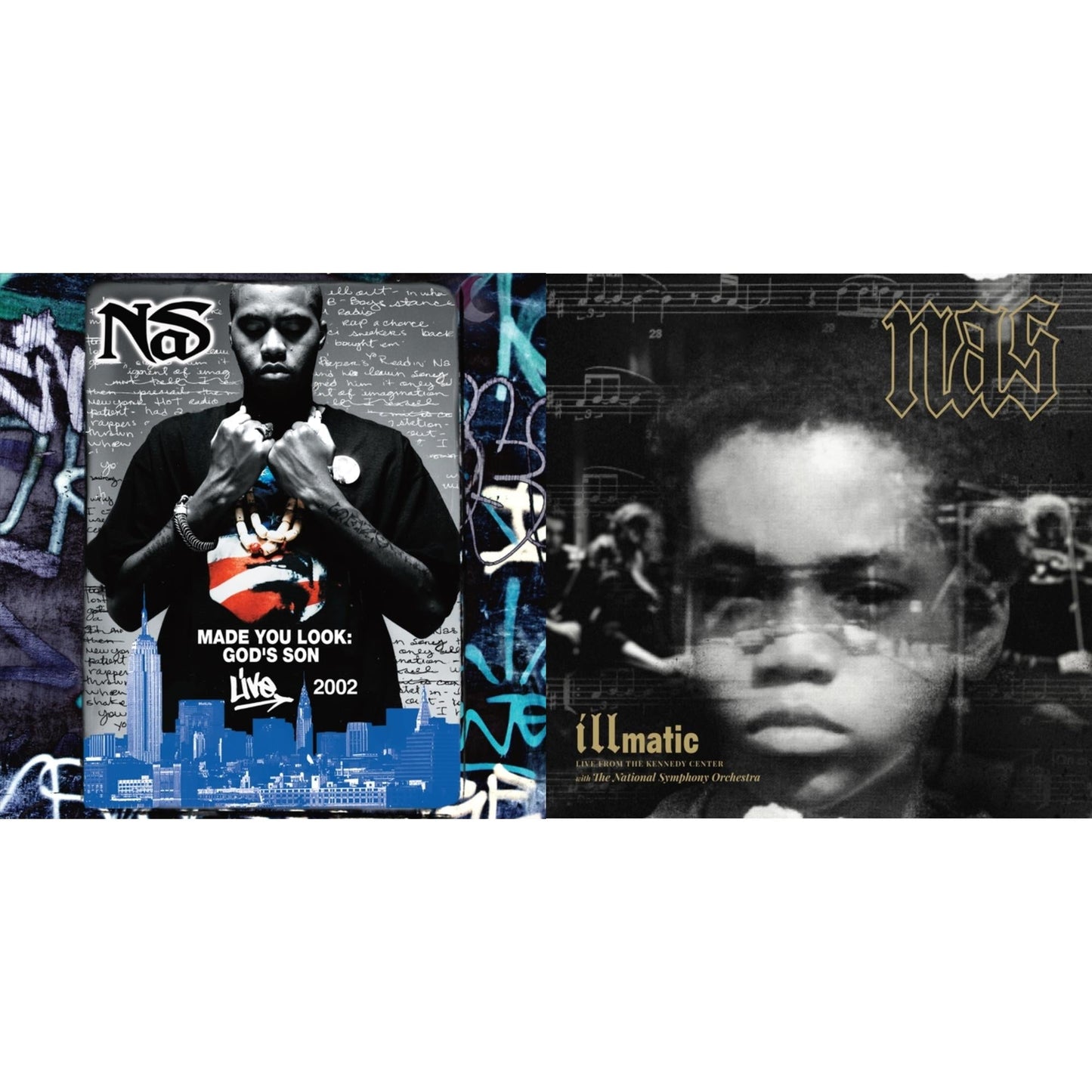 Nas - Made You Look: God's Son Live 2002 (Rsd) & Illmatic: Live From The Kennedy Center (Limited 2LP/180G/Poster/Dl Card)