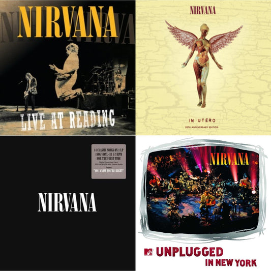 Nirvana - Live At Reading & In Utero & Nirvana (150G/Dl Code) & Mtv Unplugged In New York (2 LP)