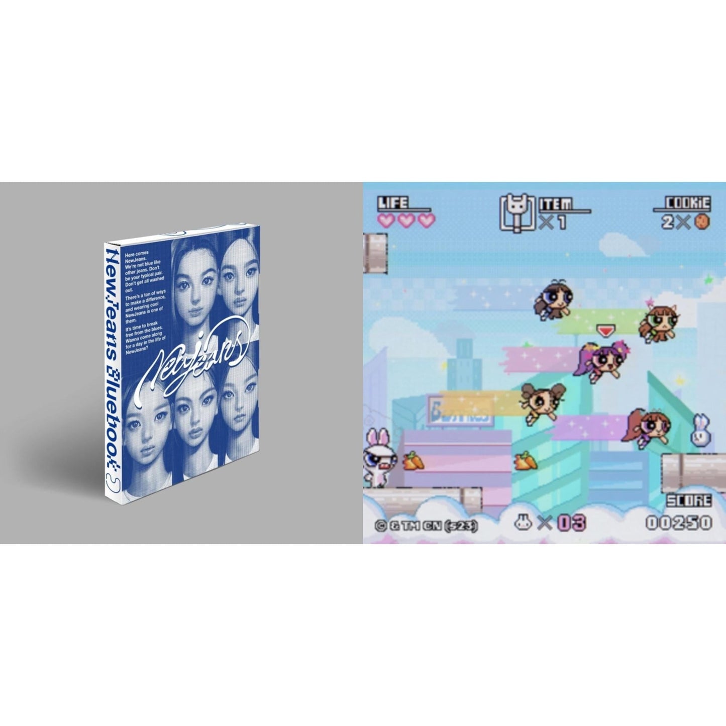 Newjeans - Newjeans 1St Ep New Jeans & Get Up (Bunny Beach Bag Ver.) - CD Bundle