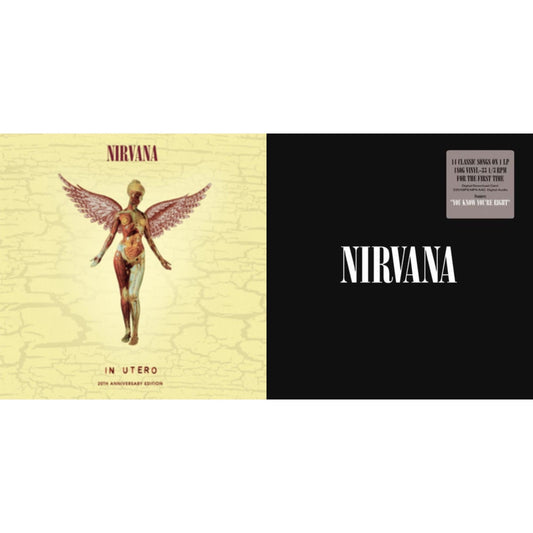 Nirvana - In Utero & Nirvana (150G/Dl Code) - LP Vinyl Bundle