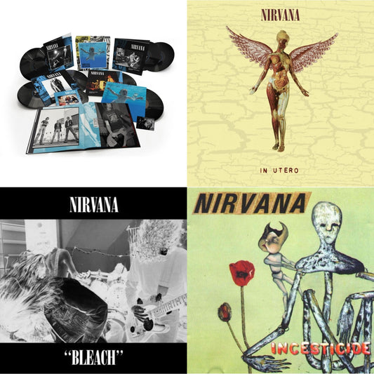 Nirvana - Bleach & Nevermind (30Th Anniversary/Super Deluxe/8LP/7Inch) & In Utero (30Th Anniversary) (LP/10 Inch) & Incesticide (20Th Anniversary 45RPM Edition)