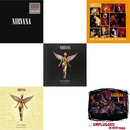Nirvana - In Utero & In Utero: 2013 Mix (2LP) & Nirvana (150G/Dl Code) & Unplugged In N.Y. & From The Muddy Banks Of The Wishkah