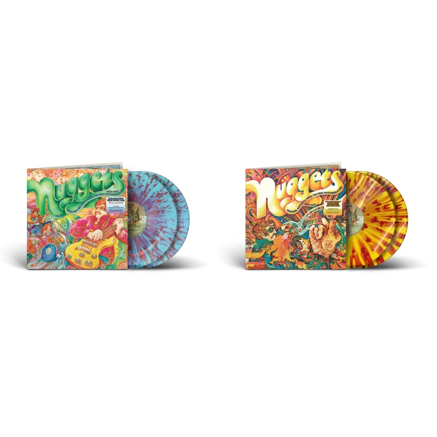 Nuggets - Nuggets: Original Artyfacts From First Psychedelic Era (1965-68): Vol. 2 (Psychedelic LP Vinyl) (Syeor) & Nuggets: Original Artyfacts From The First Psychedelic Era (1965-1968) (Psychedelic LP Vinyl) (Syeor)