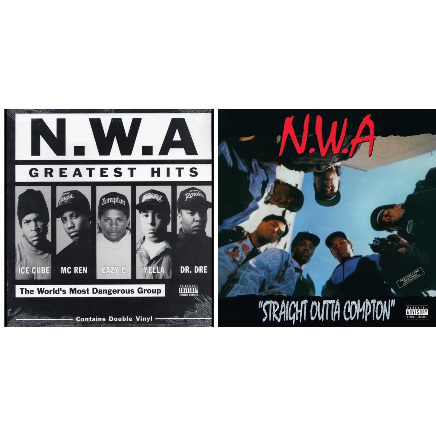 N.W.A. - N.W.A. Greatest Hits & Straight Outta Compton (Red LP Vinyl)